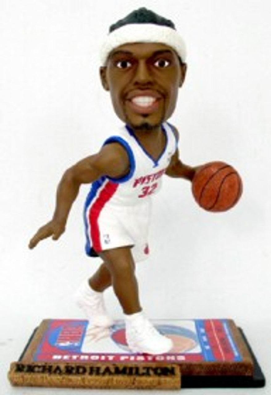 Forever Collectibles Detroit Pistons Richard Hamilton Ticket Base Bobblehead Fan Gear NBA Detroit Pistons