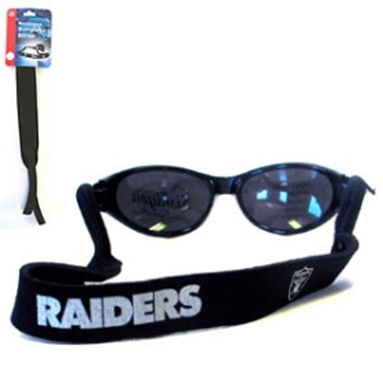 Siskiyou Las Vegas Raiders Sunglasses Strap Fan Gear NFL Las Vegas Raiders