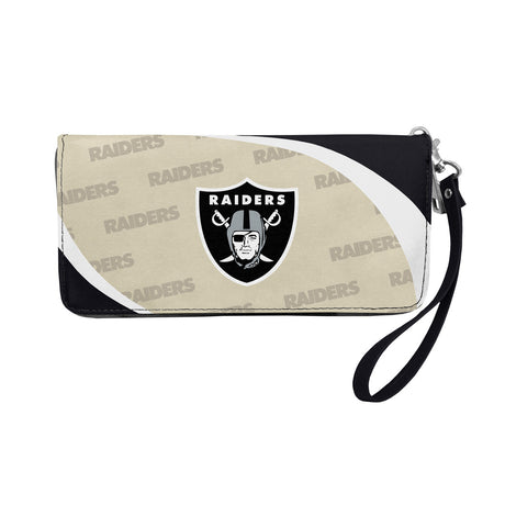 Little Earth Las Vegas Raiders Organizer Style Curve Wallet Fan Gear NFL Las Vegas Raiders