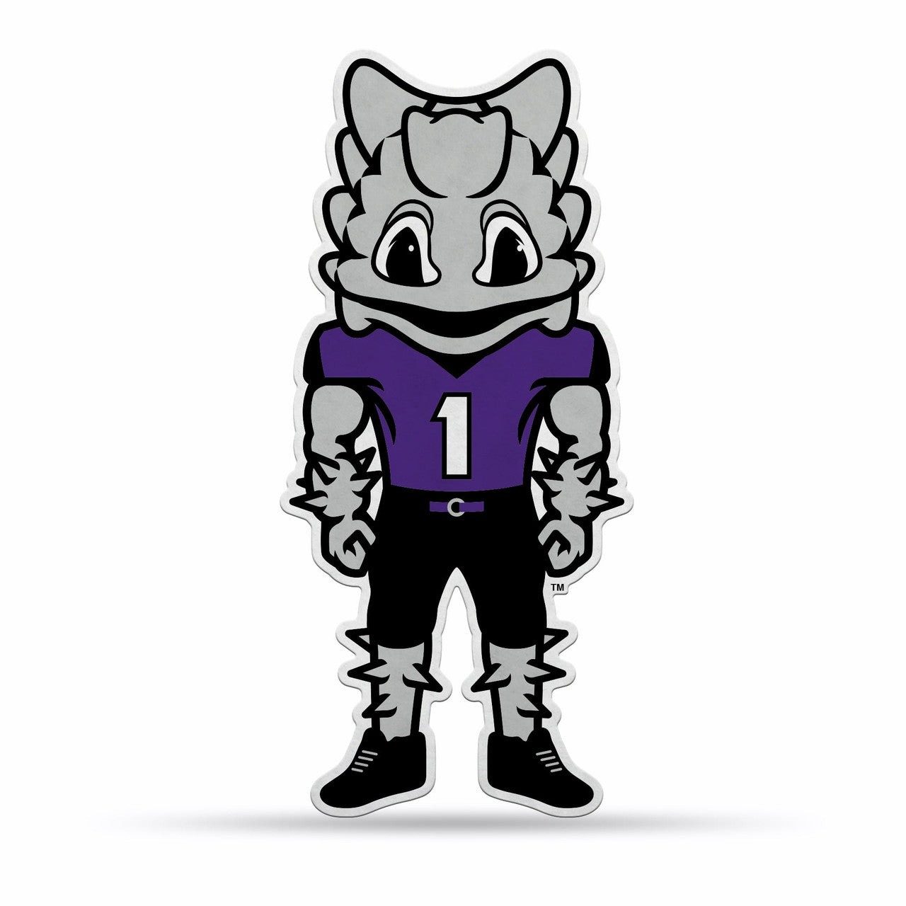 Rico Industries TCU Horned Frogs Pennant Shape Cut Mascot Design Fan Gear NCAA TCU Horned Frogs