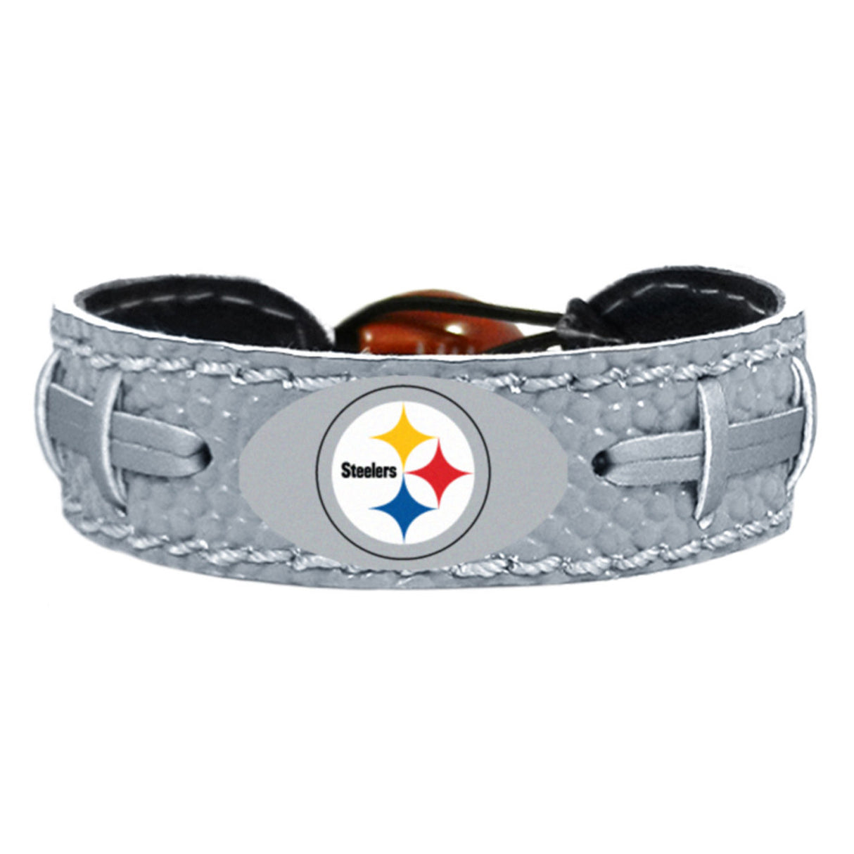 Gamewear Pittsburgh Steelers Reflective Football Bracelet Fan Gear NFL Pittsburgh Steelers