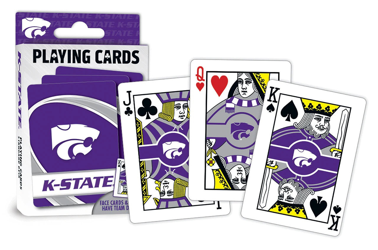 Masterpieces Puzzle Company Kansas State Wildcats Logo Playing Cards Fan Gear NCAA Kansas State Wildcats