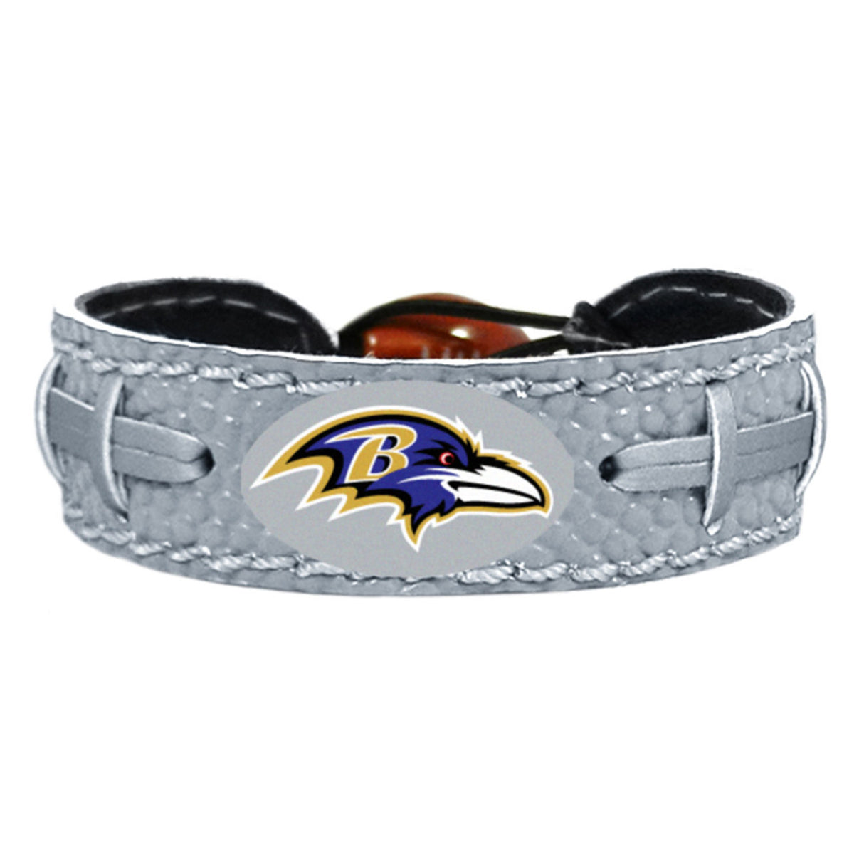 Gamewear Baltimore Ravens Reflective Football Bracelet Fan Gear NFL Baltimore Ravens