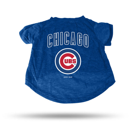 Rico Industries Chicago Cubs Pet Tee Shirt Size Medium Fan Gear MLB Chicago Cubs