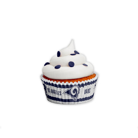 The Sports Vault Los Angeles Rams Large 50 Pack Baking Cups Fan Gear NFL Los Angeles Rams