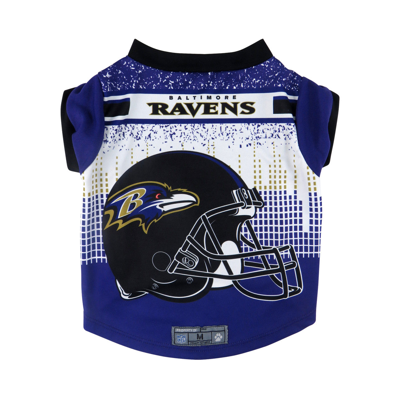 Little Earth Baltimore Ravens Pet Performance Tee Shirt Size Small Fan Gear NFL Baltimore Ravens