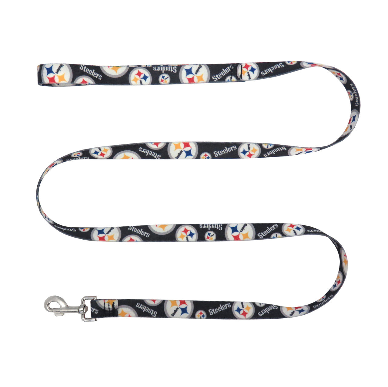 Little Earth Pittsburgh Steelers Pet Leash 1x60 Fan Gear NFL Pittsburgh Steelers
