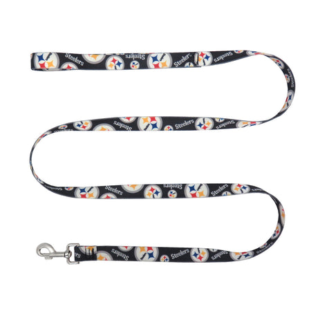 Little Earth Pittsburgh Steelers Pet Leash 1x60 Fan Gear NFL Pittsburgh Steelers