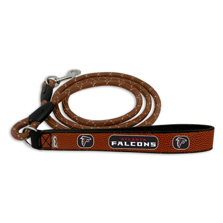 Gamewear Atlanta Falcons Leather Frozen Rope Football Pet Leash Size Large Fan Gear NFL Atlanta Falcons