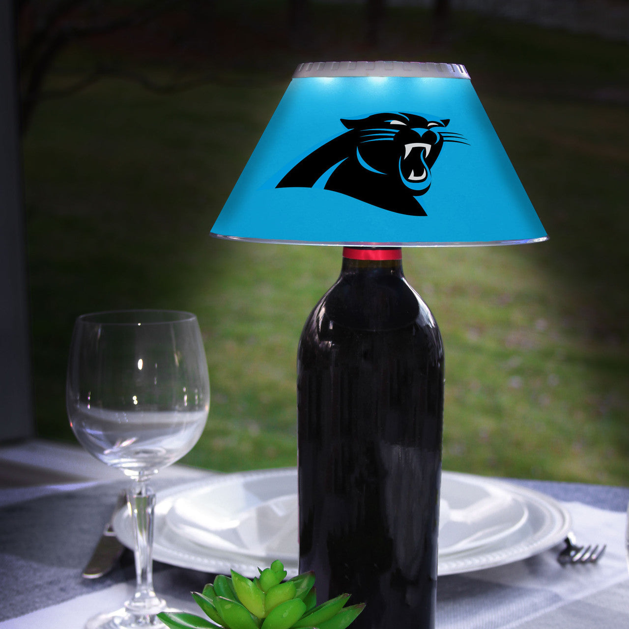 Sporticulture Carolina Panthers Bottle Brite Fan Gear NFL Carolina Panthers