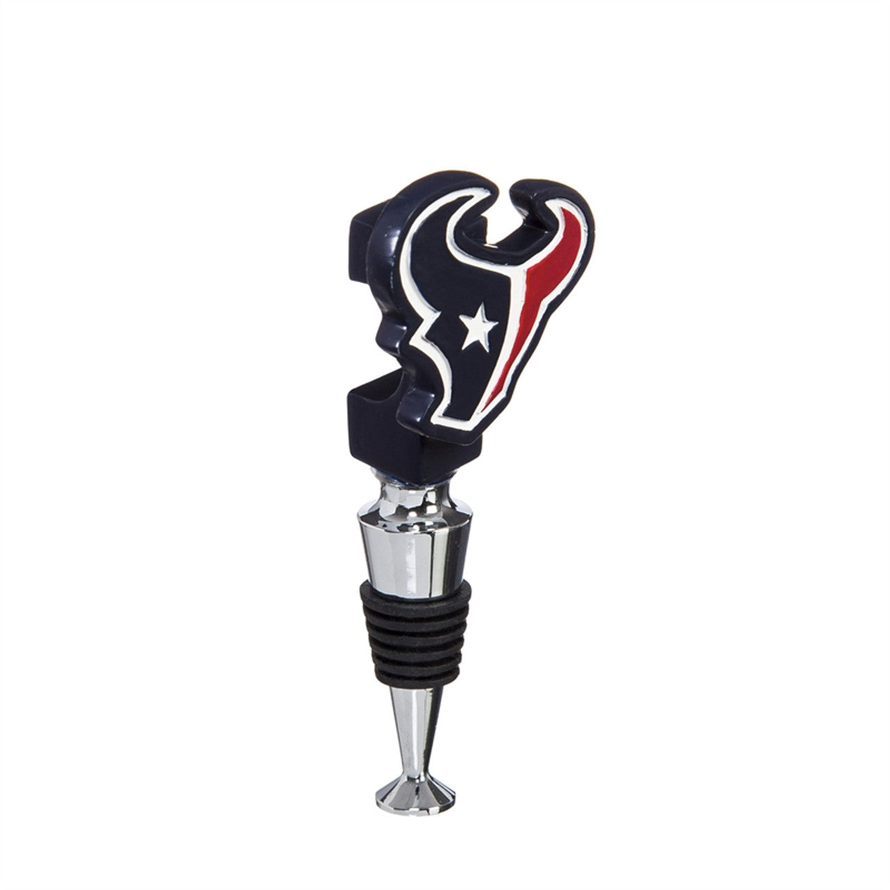 EVERGREEN Houston Texans Logo Wine Bottle Stopper - Special Order Fan Gear NFL Houston Texans