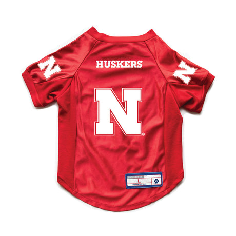 Little Earth Nebraska Cornhuskers Stretch Pet Jersey Size XL Fan Gear NCAA Nebraska Cornhuskers