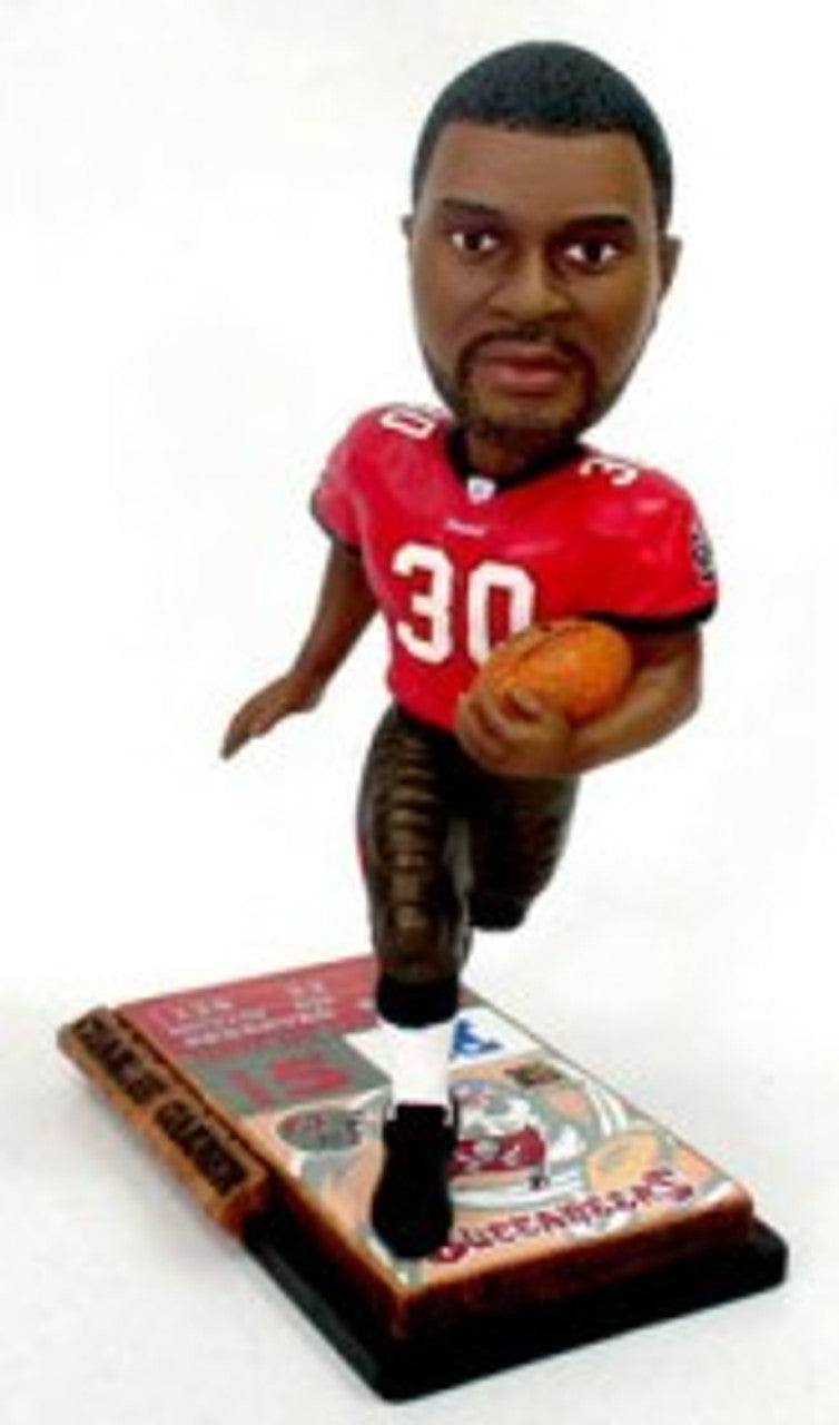 Forever Collectibles Tampa Bay Buccaneers Charlie Garner Ticket Base Bobblehead Fan Gear NFL Tampa Bay Buccaneers