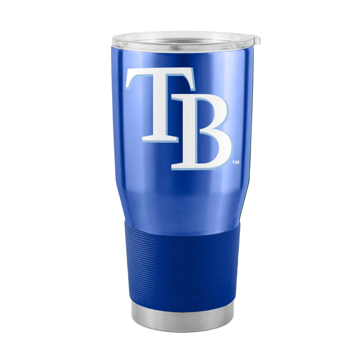 Logo Brands Tampa Bay Rays 30oz Stainless Steel Travel Tumbler Fan Gear MLB Tampa Bay Rays