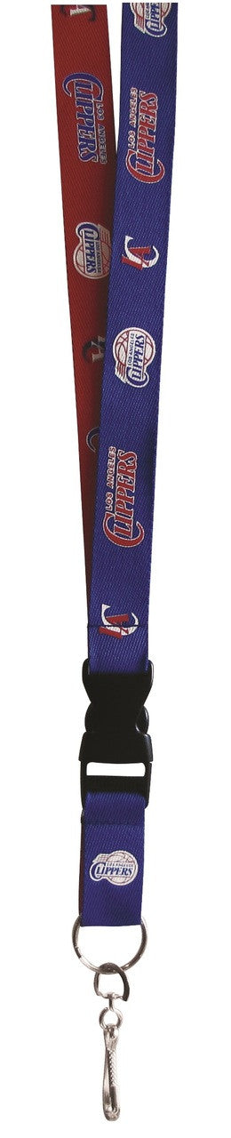 Pro Specialties Group Los Angeles Clippers Two-Tone Lanyard Fan Gear NBA Los Angeles Clippers