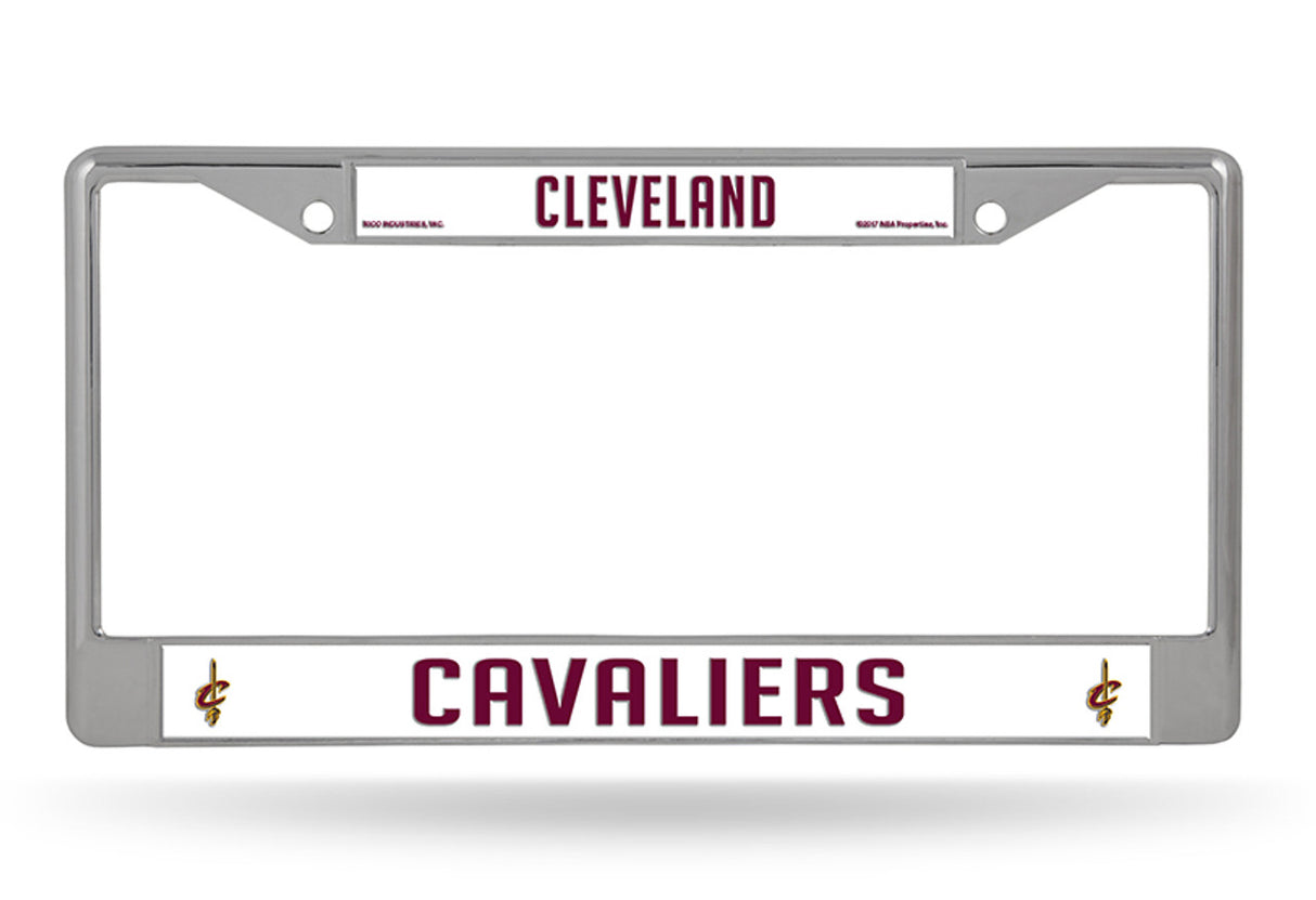 Rico Industries Cleveland Cavaliers Chrome License Plate Frame Fan Gear NBA Cleveland Cavaliers