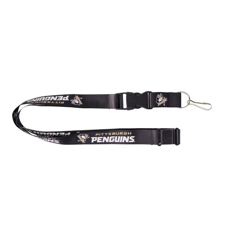 Aminco Pittsburgh Penguins Black Lanyard Fan Gear NHL Pittsburgh Penguins