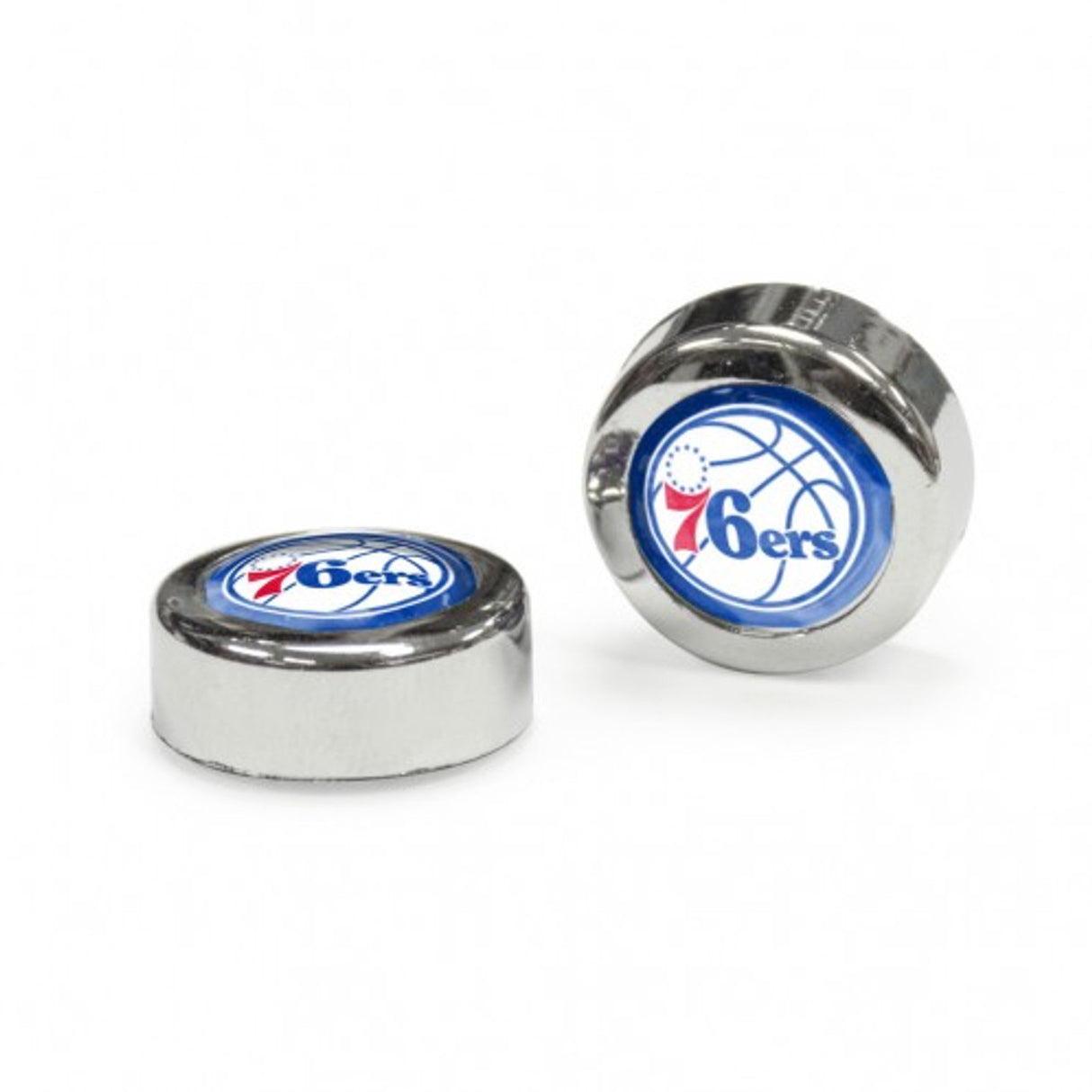 Wincraft Philadelphia 76ers Domed Screw Caps - Special Order Fan Gear NBA Philadelphia 76ers