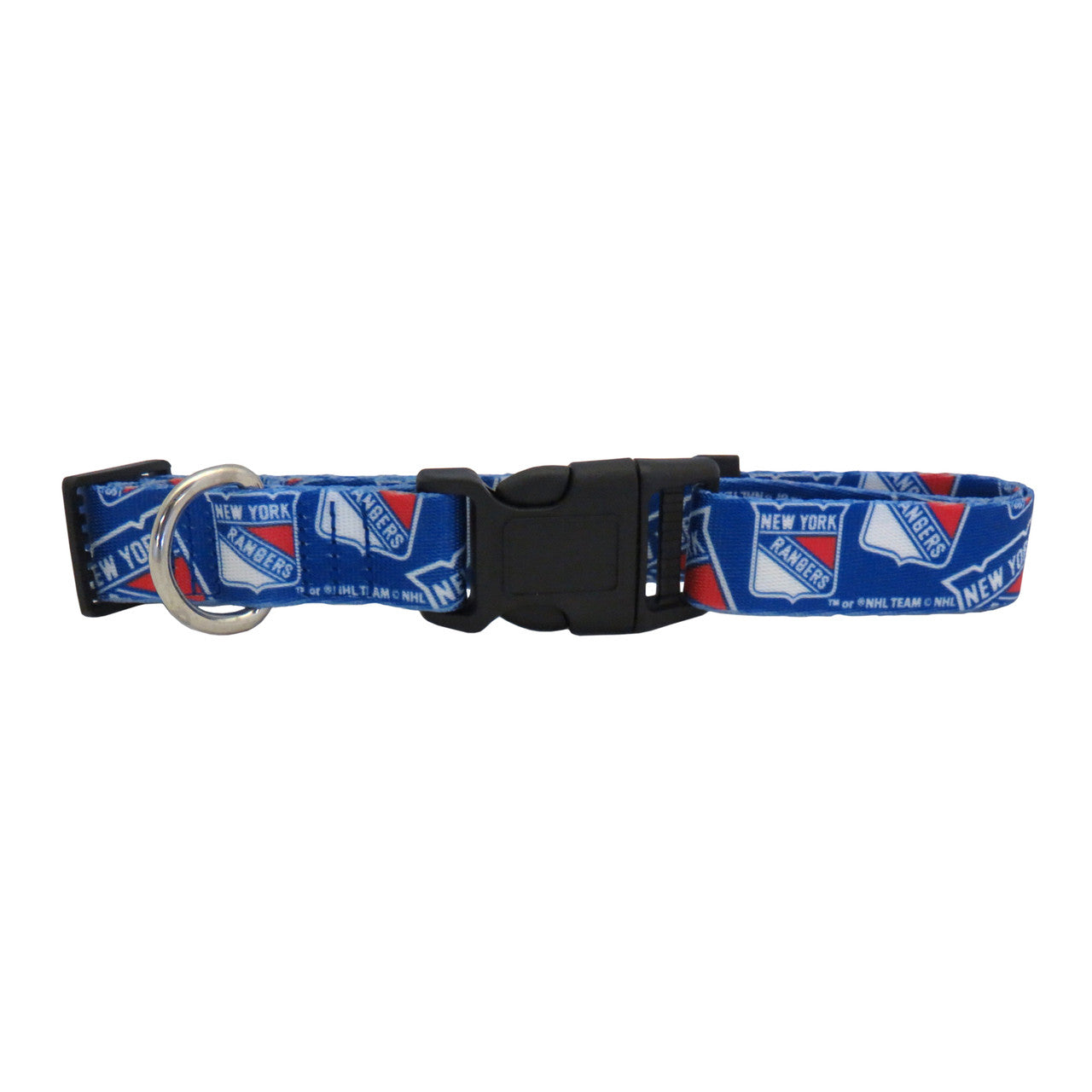 Little Earth New York Rangers Pet Collar Size Medium - Special Order Fan Gear NHL New York Rangers