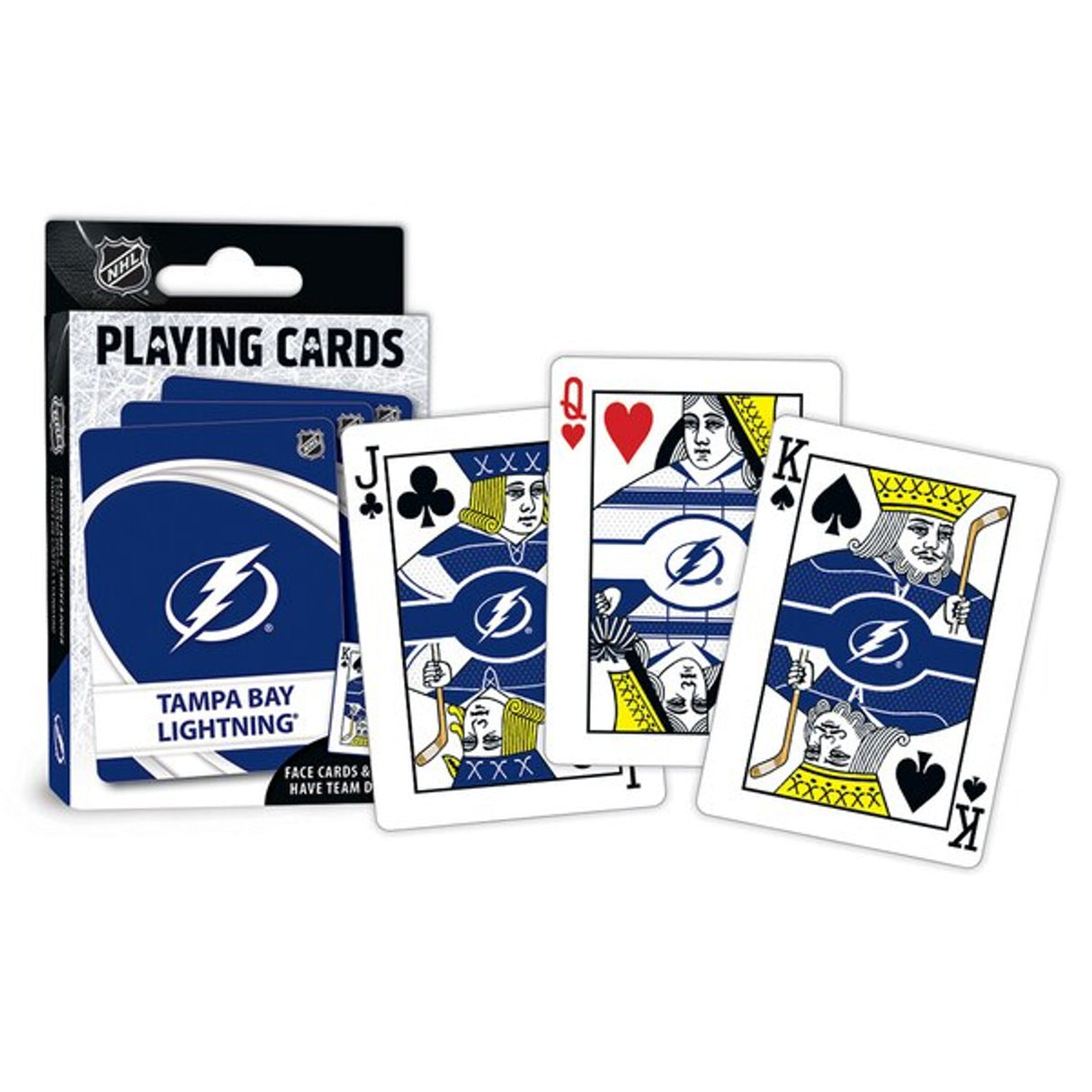 Masterpieces Puzzle Company Tampa Bay Lightning Logo Playing Cards Fan Gear NHL Tampa Bay Lightning