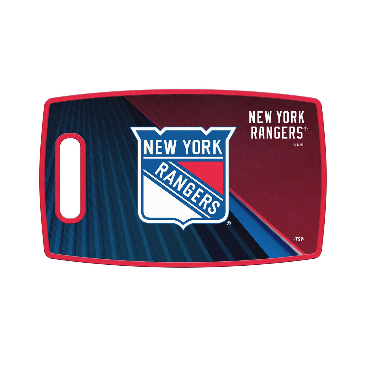 The Sports Vault New York Rangers Large Cutting Board Fan Gear NHL New York Rangers