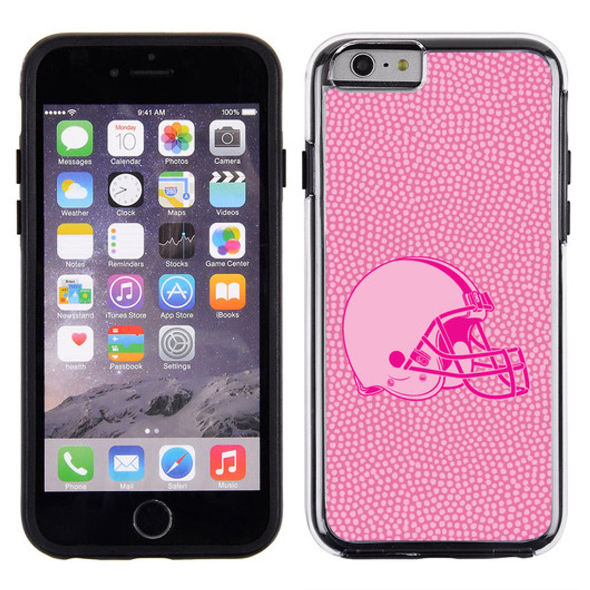 Gamewear Cleveland Browns Pink Football Pebble Grain Feel iPhone 6 Phone Case Fan Gear NFL Cleveland Browns