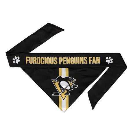 Little Earth Pittsburgh Penguins Pet Bandanna Size XL - Special Order Fan Gear NHL Pittsburgh Penguins