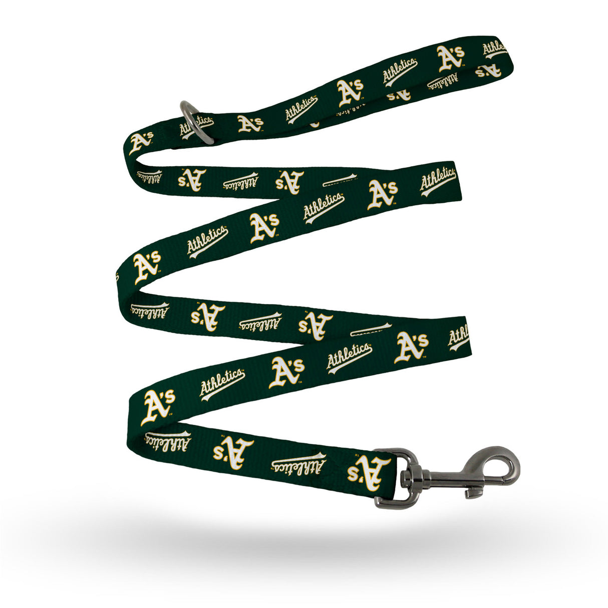 Rico Industries Oakland Athletics Pet Leash Size S/M Fan Gear MLB Oakland Athletics