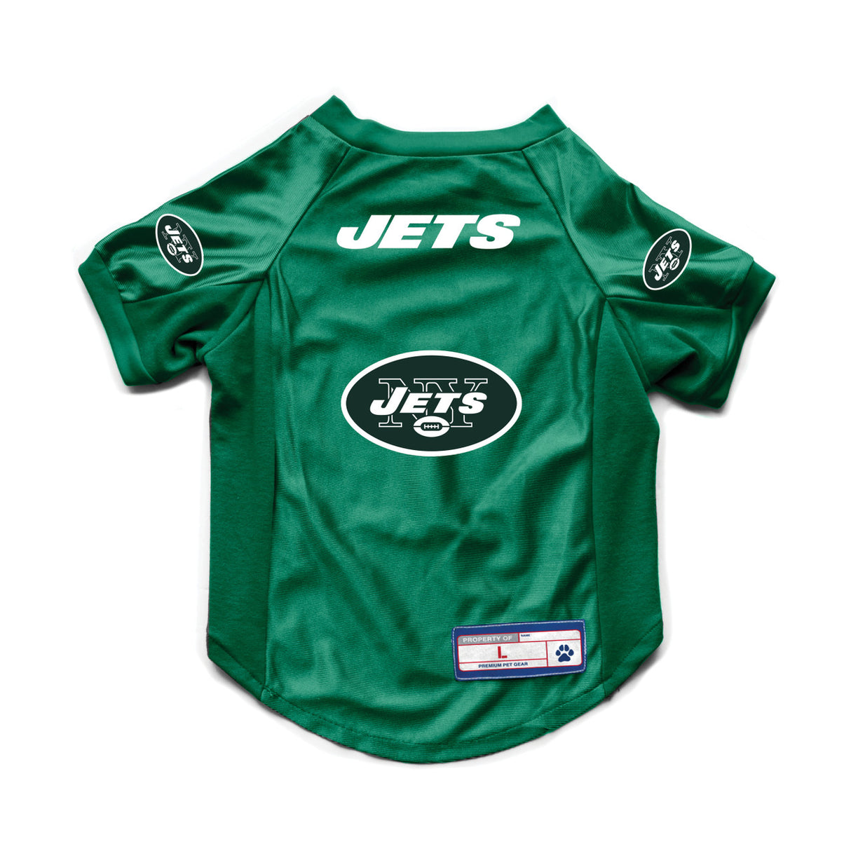 Little Earth New York Jets Alternate Stretch Pet Jersey Size Medium Fan Gear NFL New York Jets