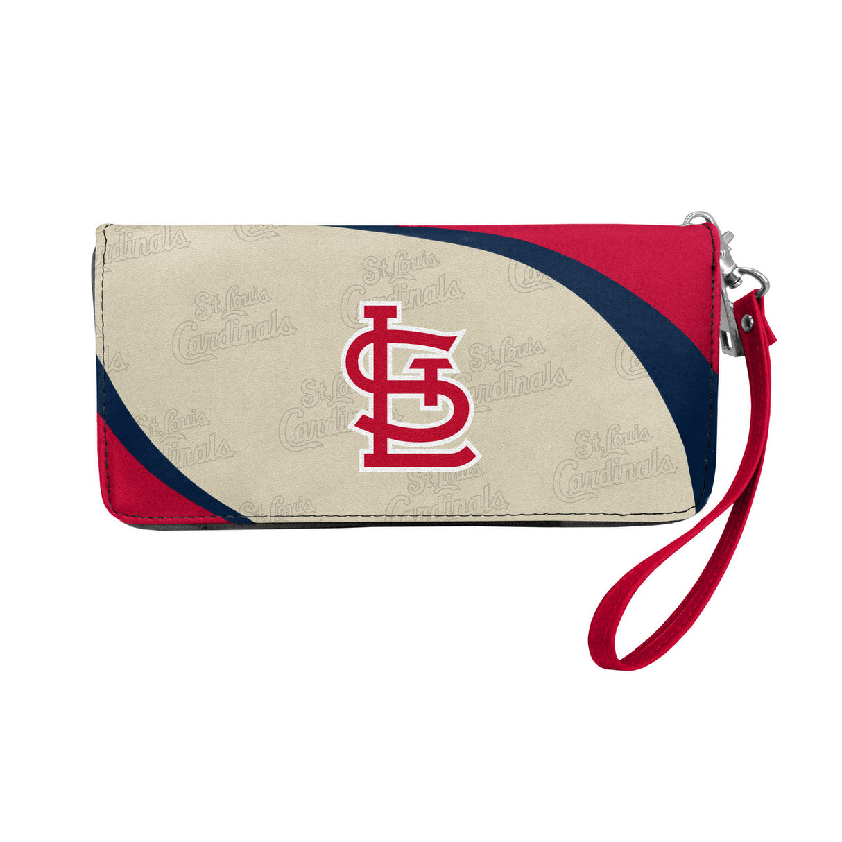 Little Earth St. Louis Cardinals Organizer Style Curve Wallet Fan Gear MLB St. Louis Cardinals