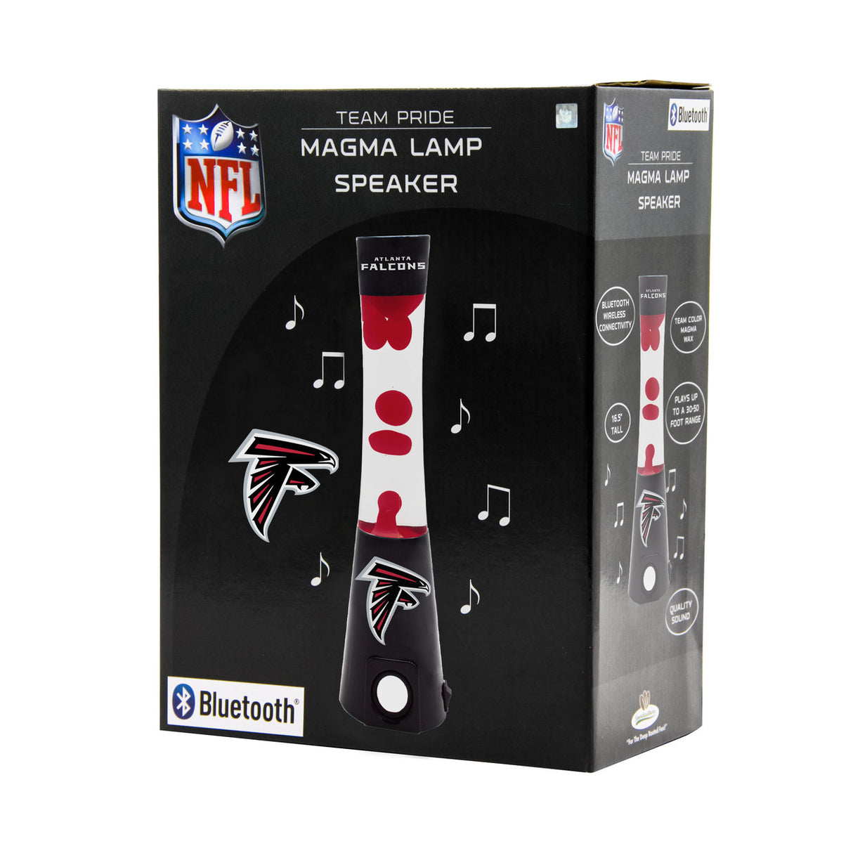 Sporticulture Atlanta Falcons Magma Lamp With Bluetooth Speaker Fan Gear NFL Atlanta Falcons