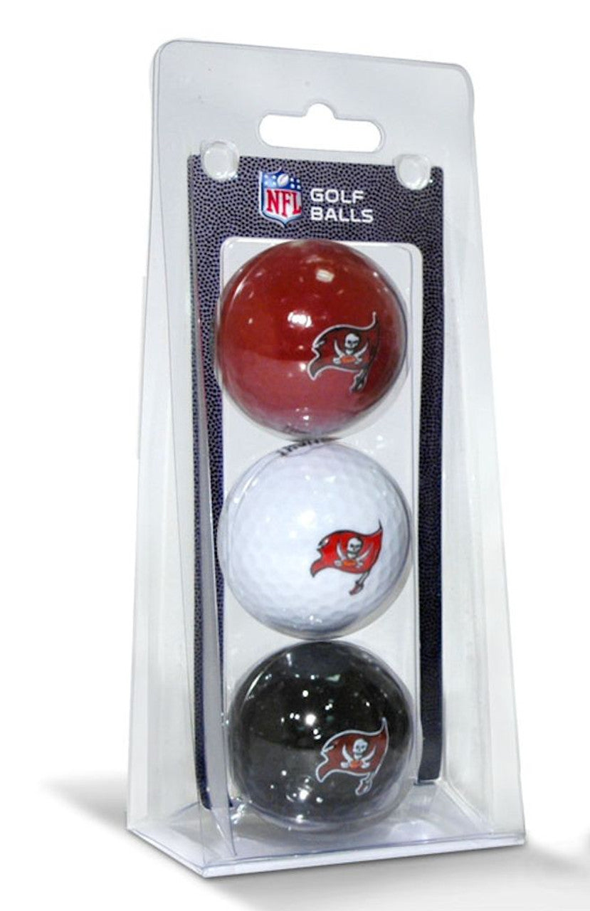 Team Golf Tampa Bay Buccaneers 3 Pack of Golf Balls - Special Order Fan Gear NFL Tampa Bay Buccaneers