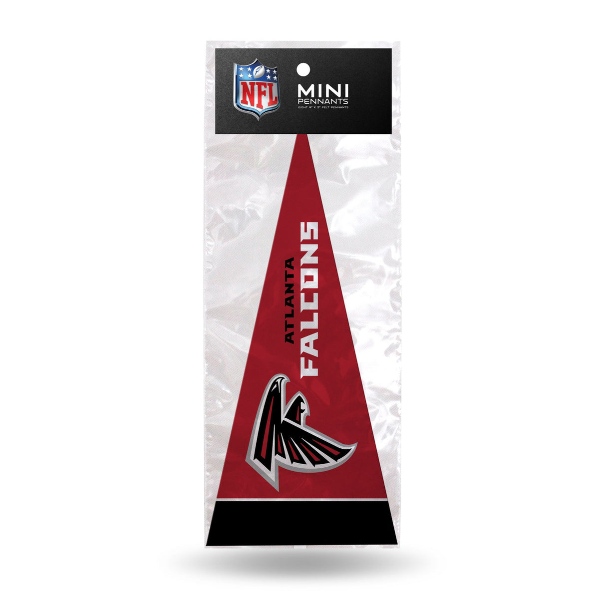 Rico Industries Atlanta Falcons Mini 8 Piece Alternate Pennant Set Fan Gear NFL Atlanta Falcons
