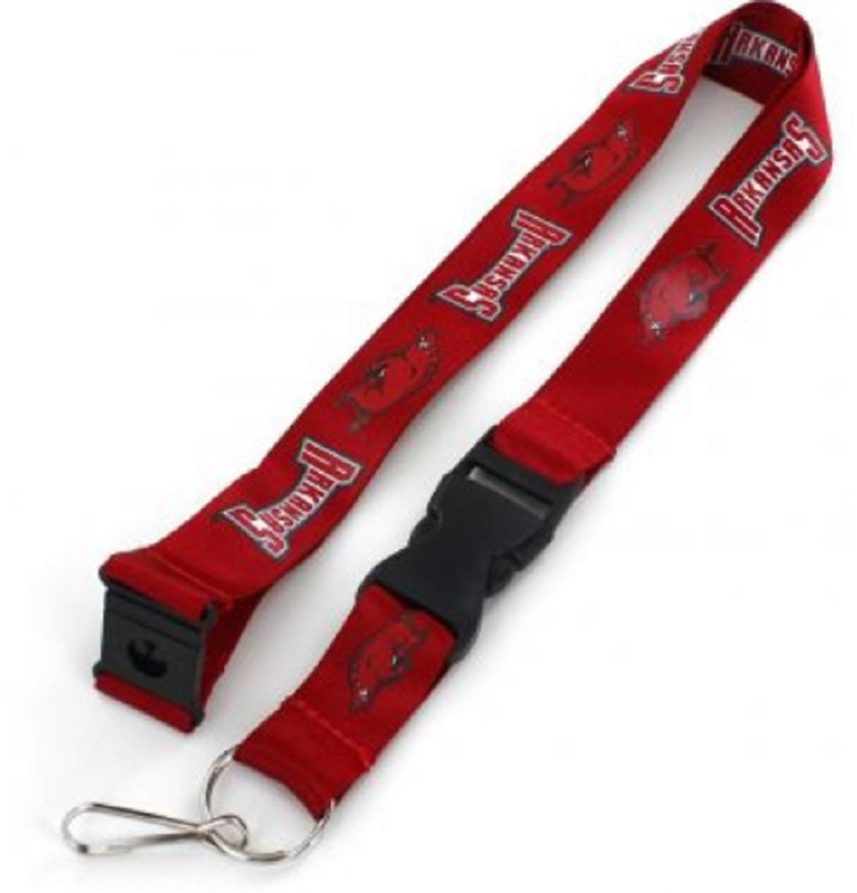 Aminco Arkansas Razorbacks Lanyard Fan Gear NCAA Arkansas Razorbacks
