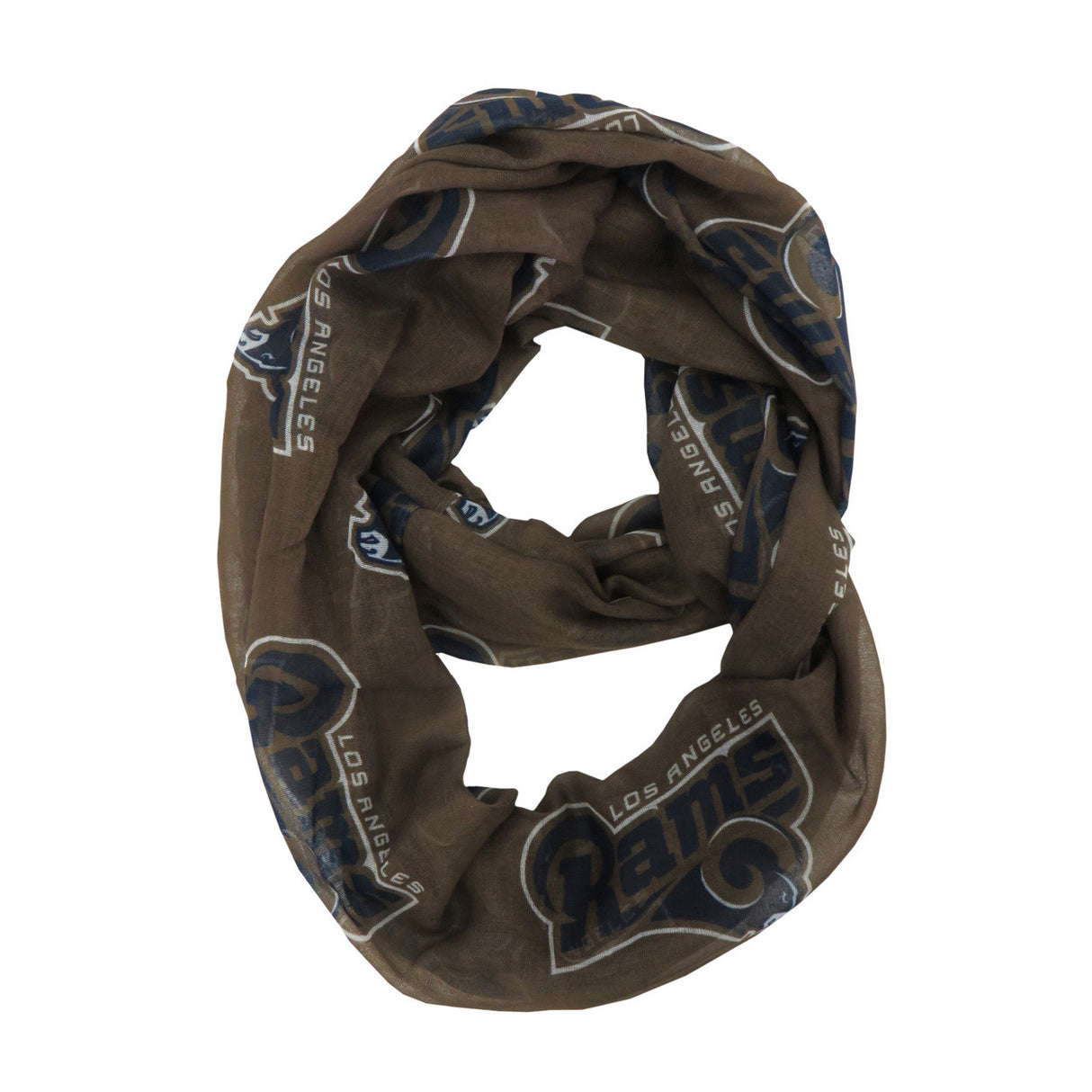 Little Earth Los Angeles Rams Alternate Infinity Style Scarf Fan Gear NFL Los Angeles Rams