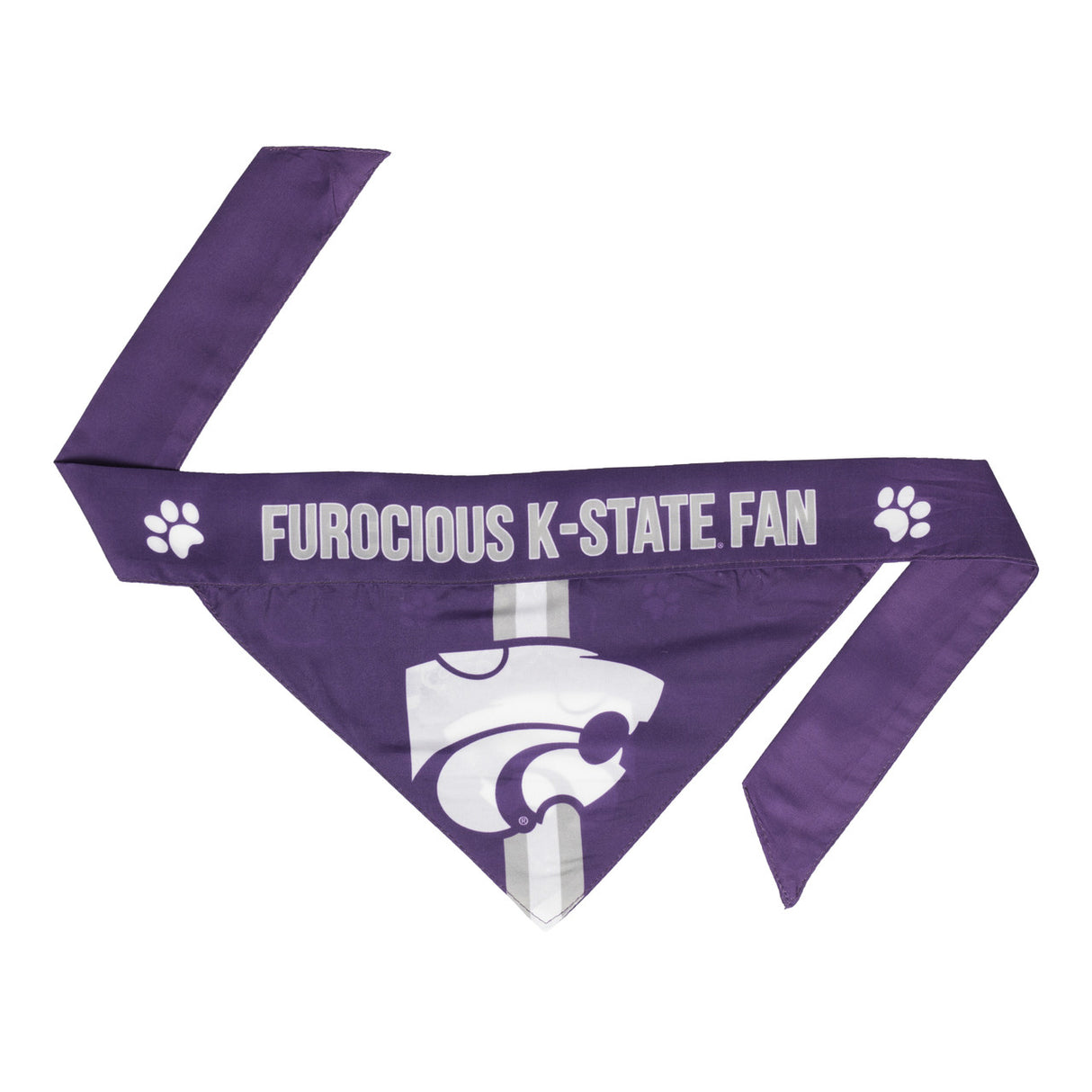 Little Earth Kansas State Wildcats Pet Bandanna Size XS - Special Order Fan Gear NCAA Kansas State Wildcats