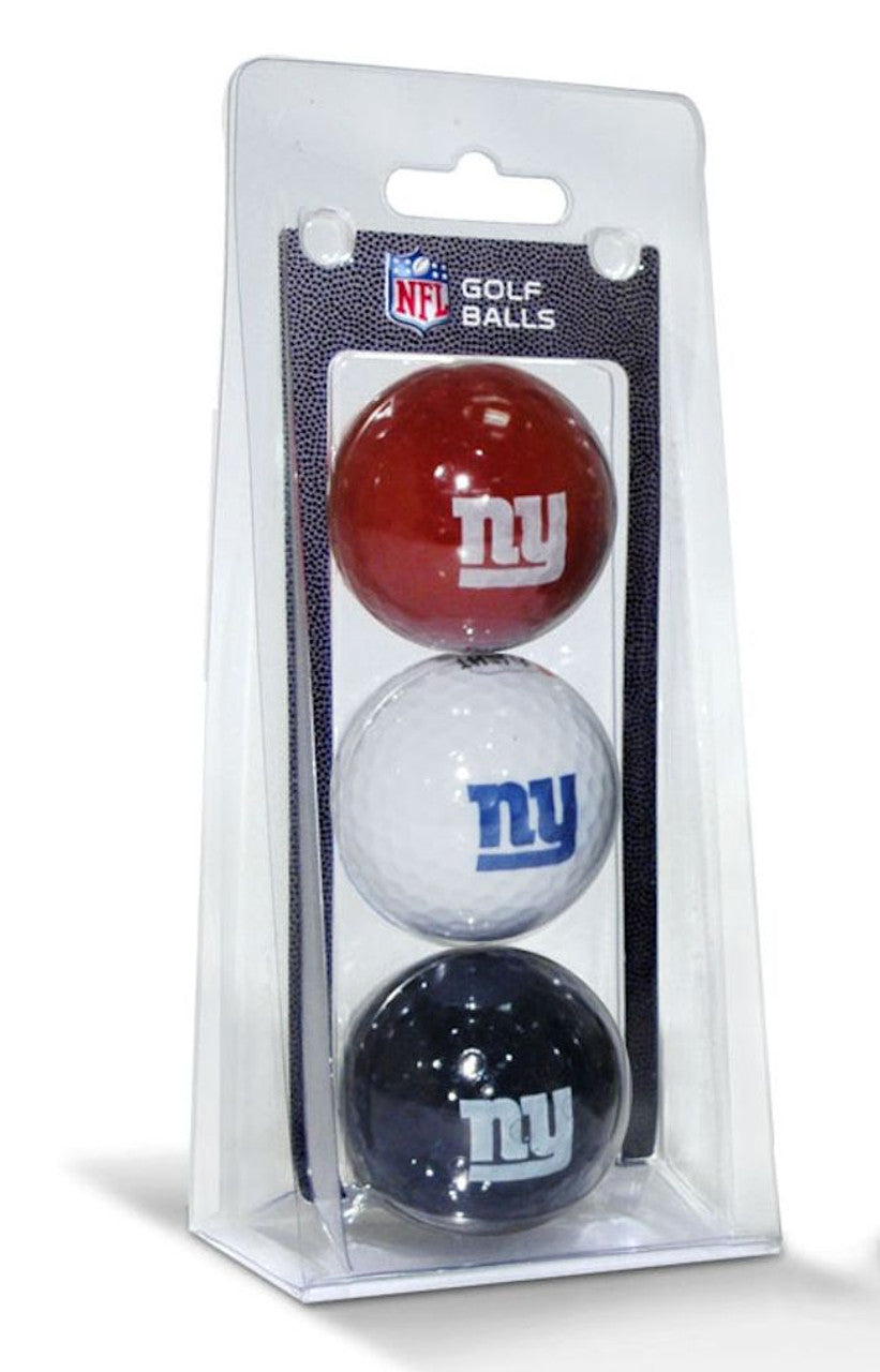 Team Golf New York Giants 3 Pack of Golf Balls - Special Order Fan Gear NFL New York Giants