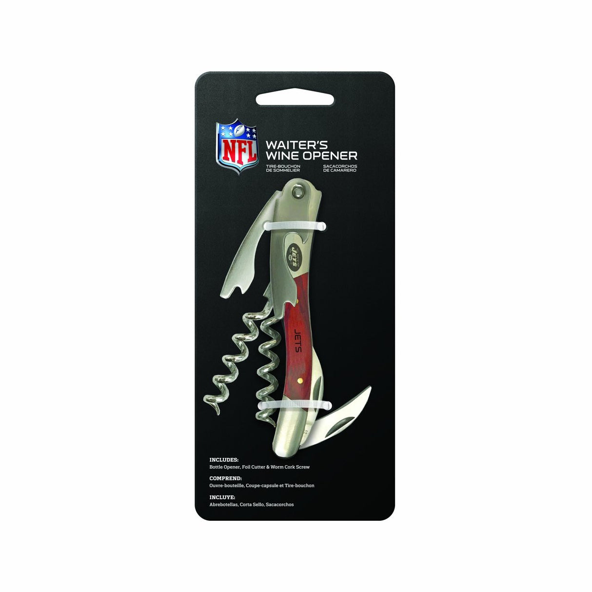 The Sports Vault New York Jets Wine Bottle Opener Fan Gear NFL New York Jets