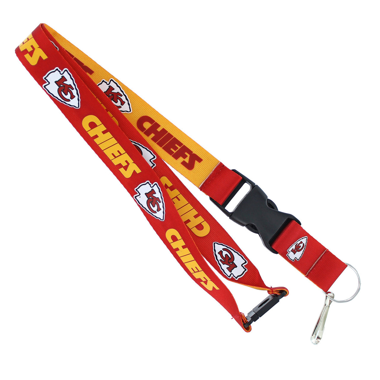 Aminco Kansas City Chiefs Reversible Lanyard Fan Gear NFL Kansas City Chiefs