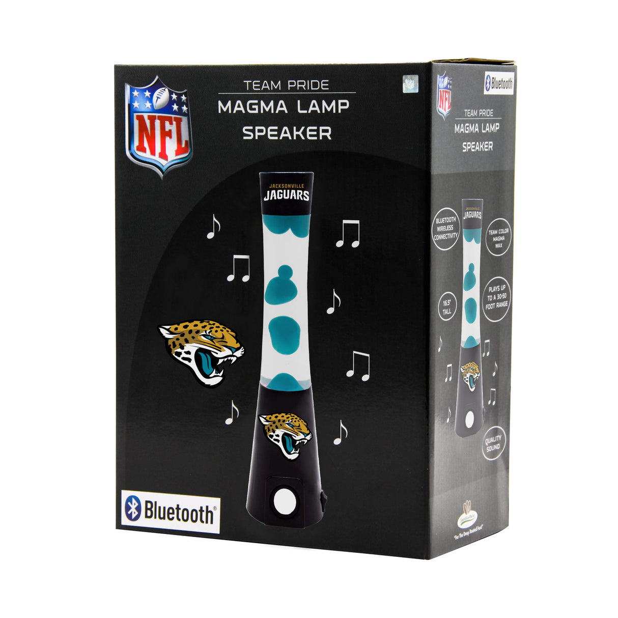 Sporticulture Jacksonville Jaguars Magma Lamp with Bluetooth Speaker Fan Gear NFL Jacksonville Jaguars