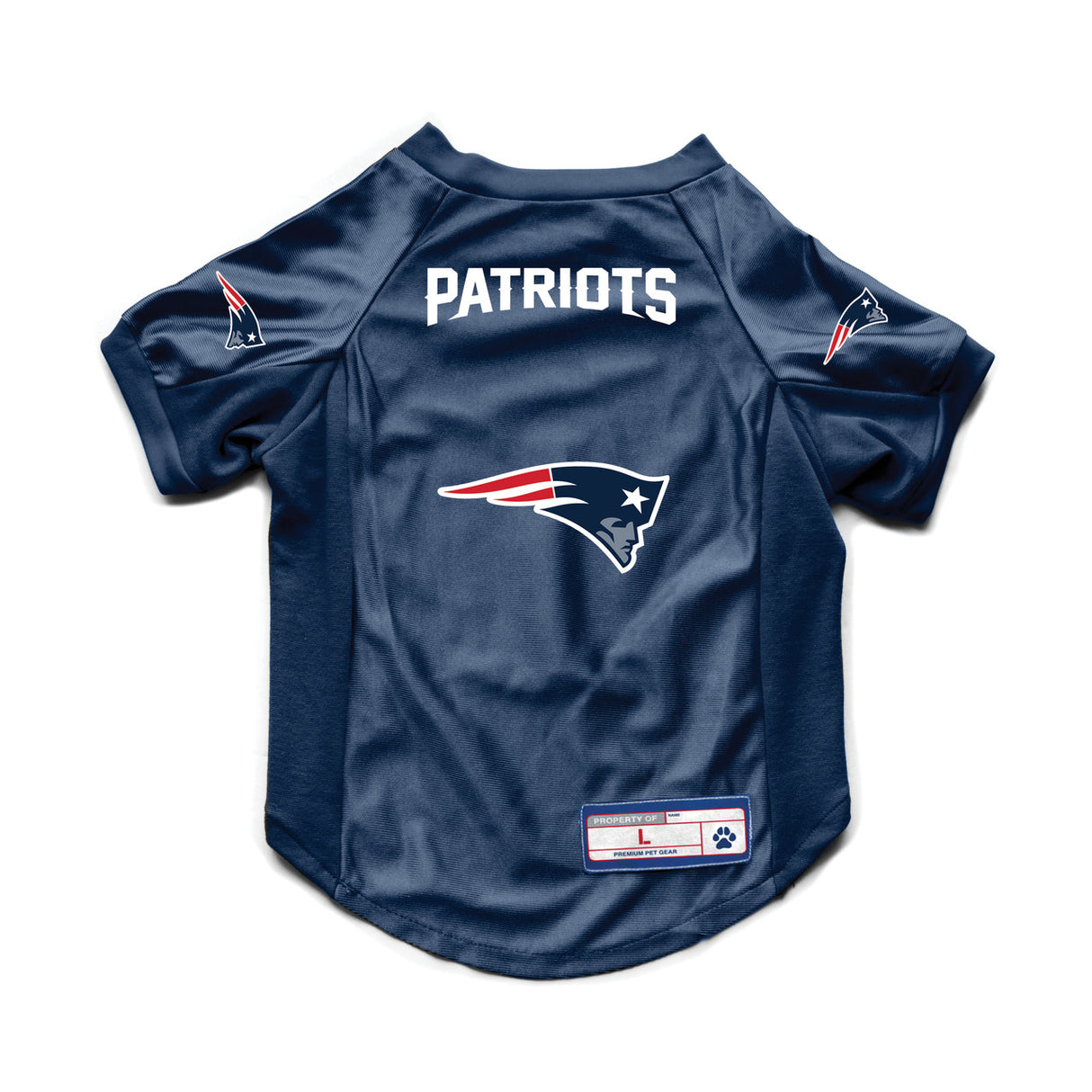 Little Earth New England Patriots Stretch Pet Jersey Size Medium Fan Gear NFL New England Patriots
