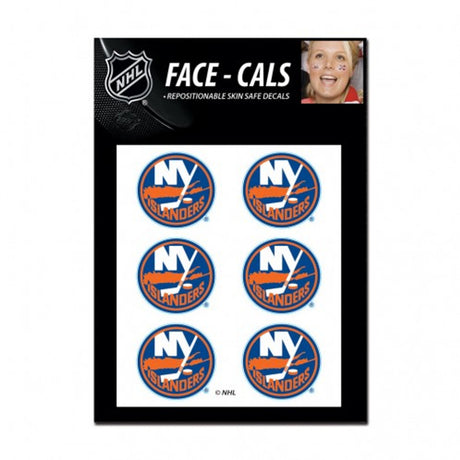 Wincraft New York Islanders Tattoo Face Cals - Special Order Fan Gear NHL New York Islanders