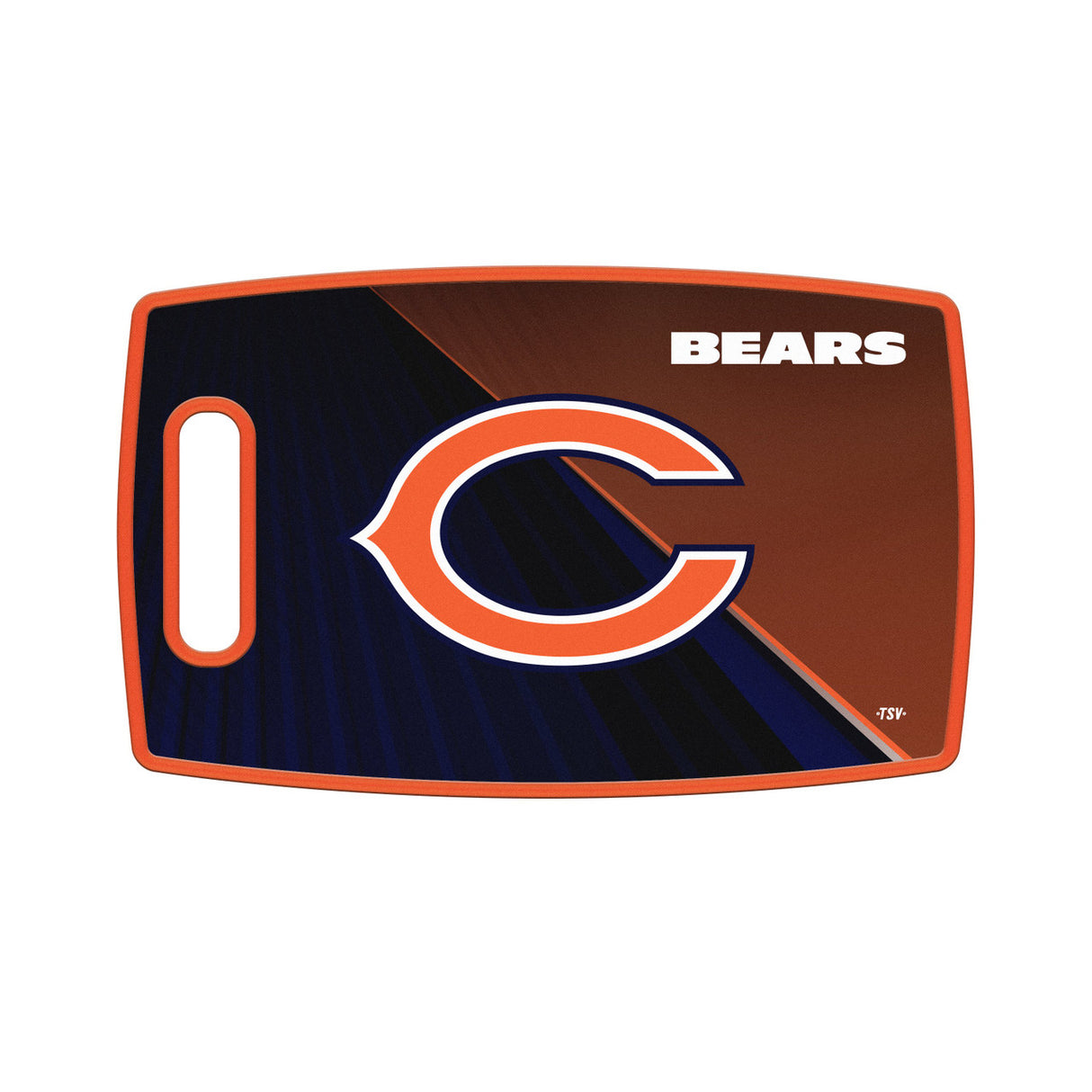 The Sports Vault Chicago Bears Large Cutting Board Fan Gear NFL Chicago Bears