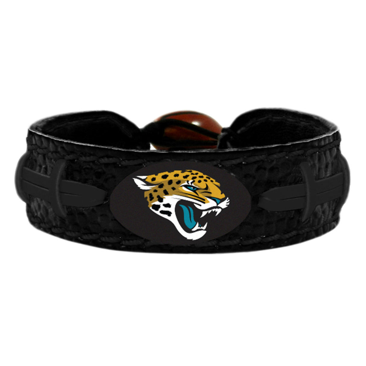 Gamewear Jacksonville Jaguars Team Color Tonal Black Football Bracelet Fan Gear NFL Jacksonville Jaguars