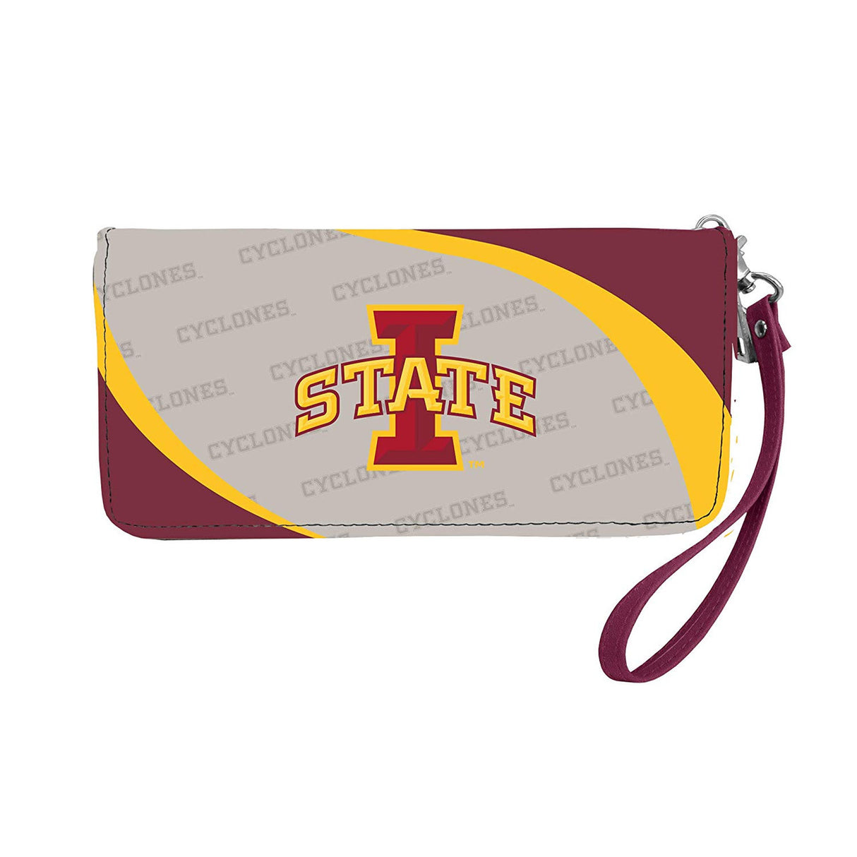 Little Earth Iowa State Cyclones Organizer Style Curve Wallet Fan Gear NCAA Iowa State Cyclones