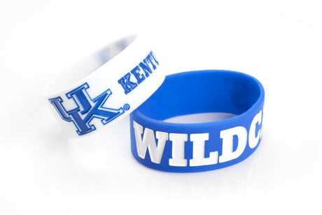 Aminco Kentucky Wildcats 2 Pack Wide Bracelets - Special Order Fan Gear NCAA Kentucky Wildcats
