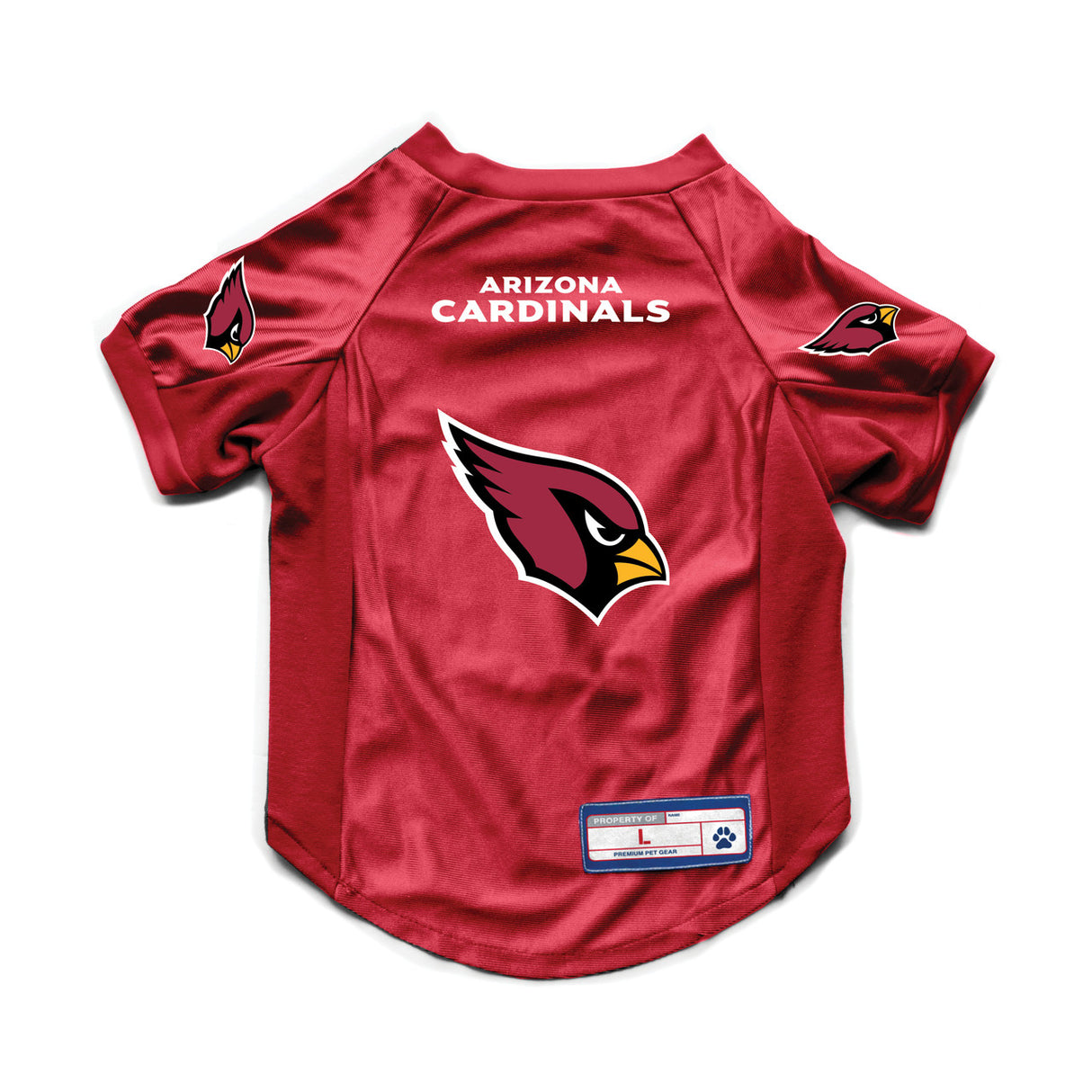 Little Earth Arizona Cardinals Stretch Pet Jersey Size Big Dog Fan Gear NFL Arizona Cardinals