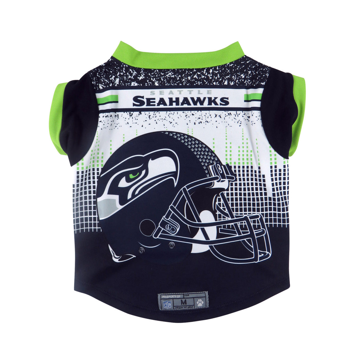 Little Earth Seattle Seahawks Pet Performance Tee Shirt Size XS Fan Gear NFL Seattle Seahawks