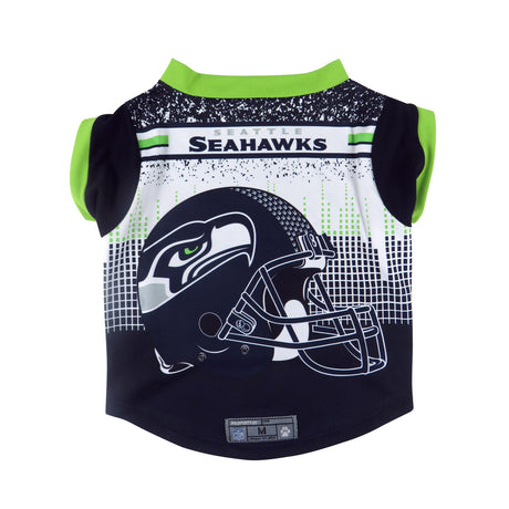 Little Earth Seattle Seahawks Pet Performance Tee Shirt Size XS Fan Gear NFL Seattle Seahawks