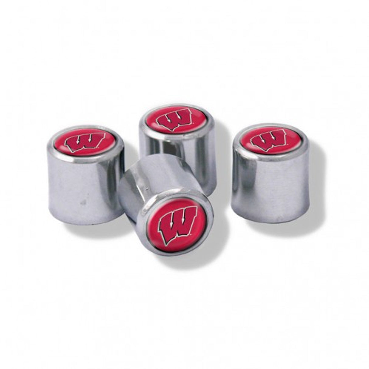 Wincraft Wisconsin Badgers Valve Stem Caps - Special Order Fan Gear NCAA Wisconsin Badgers